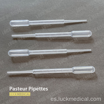 Pipetas Pasteur graduadas de 3 ml